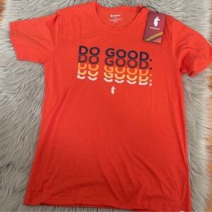 Cotopaxi Men's Vibrant Orange Tee with Graphic